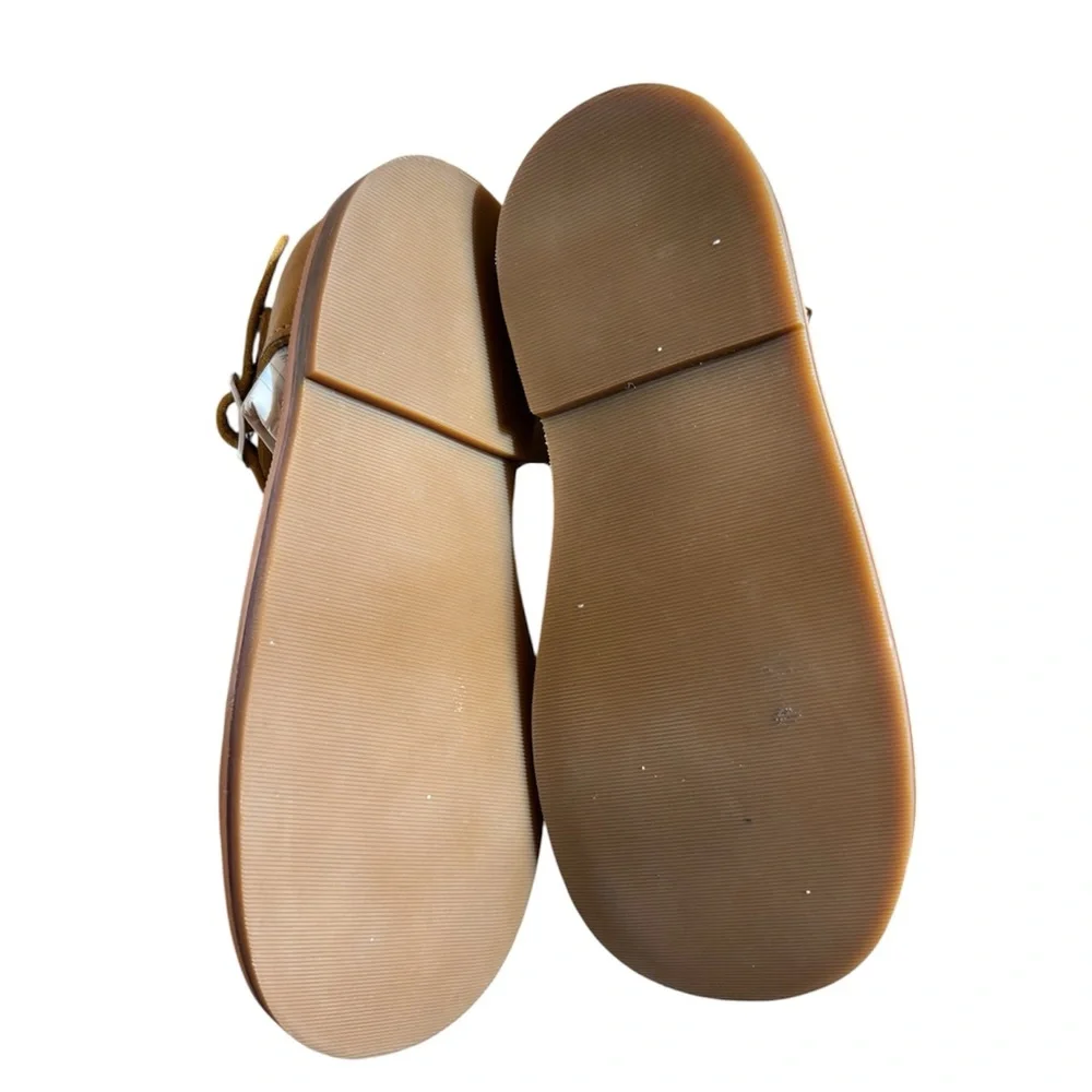 Mikoleon | Leather Camperas Mustard Kids